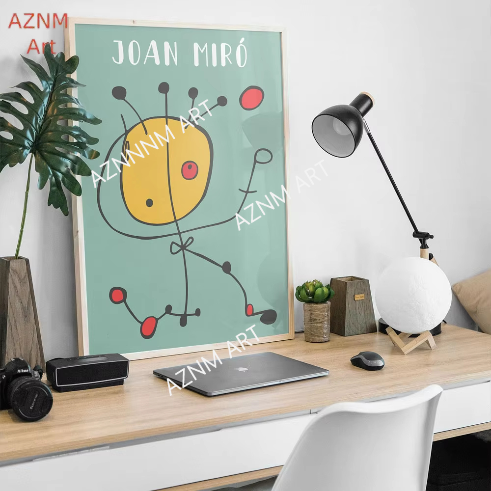 Art Craft Kitchen - Joan Miro Soyut Sanat Vintage Posterler