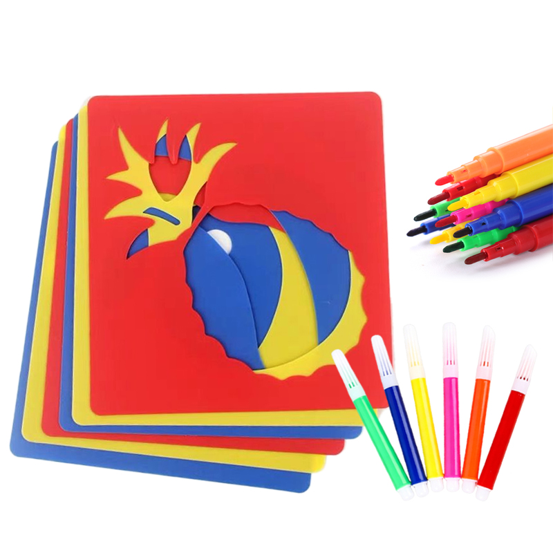 Art Craft Painting - 10/20 adet Boyama Şablonu Çizim Şablonları