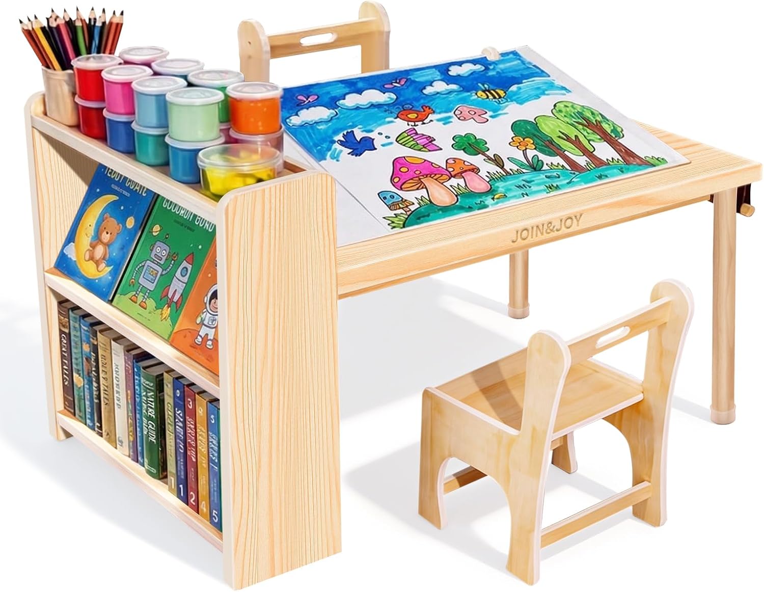 Art Craft Toddlers - Çocuklar İçin Ahşap Sanat Masası 2
