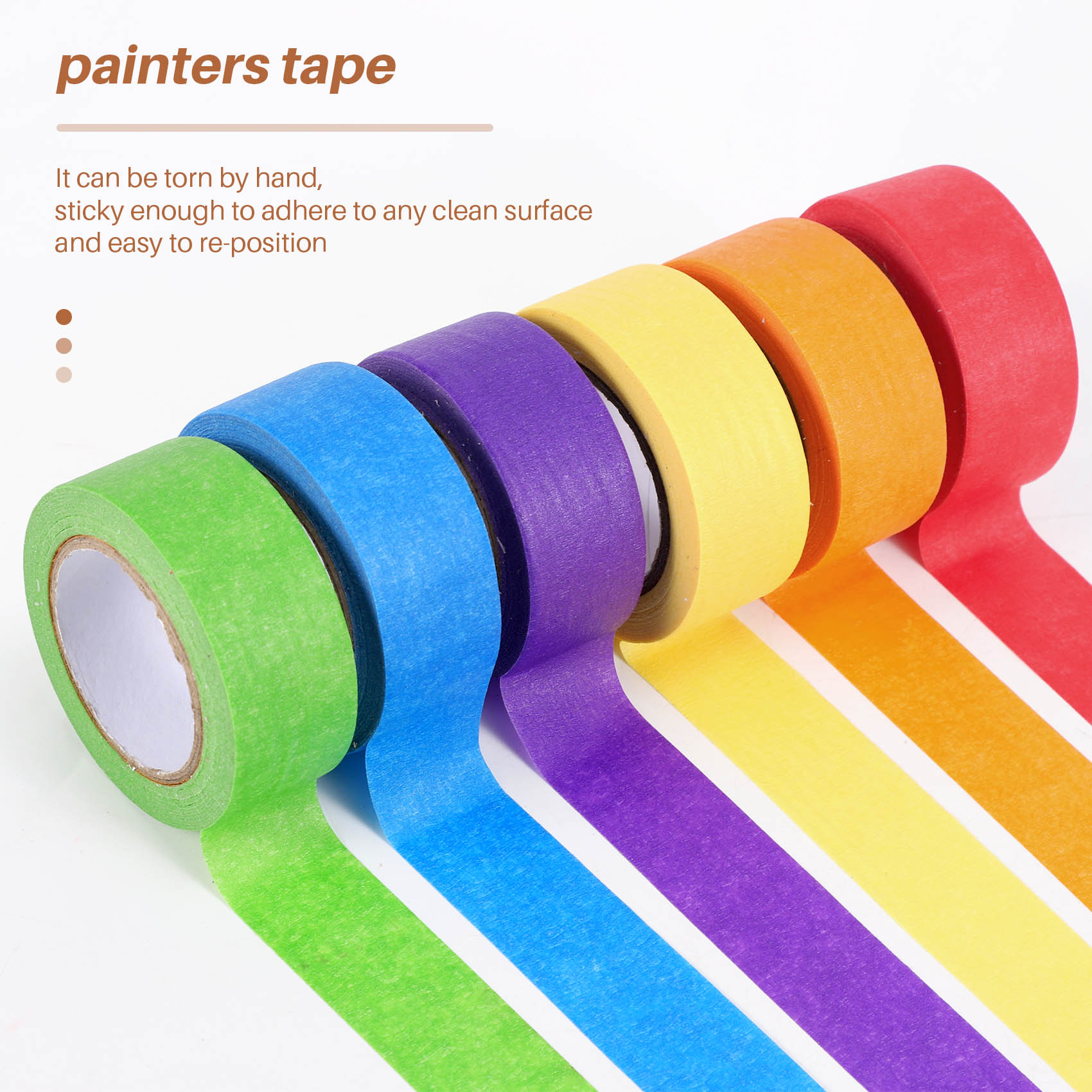 Craft And Art Difference - A84E-Renkli Maskeleme Bandı, Sanat ve El