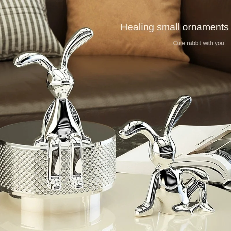 Art Craft Rabbit - [MGT] avrupa özgünlük altın gümüş tavşan