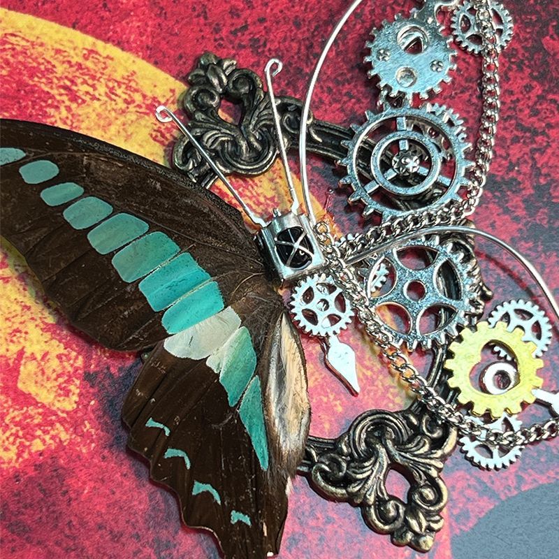 Art Craft Butterfly - Steampunk Kelebek Çerçevesi DIY Kiti Gerçek