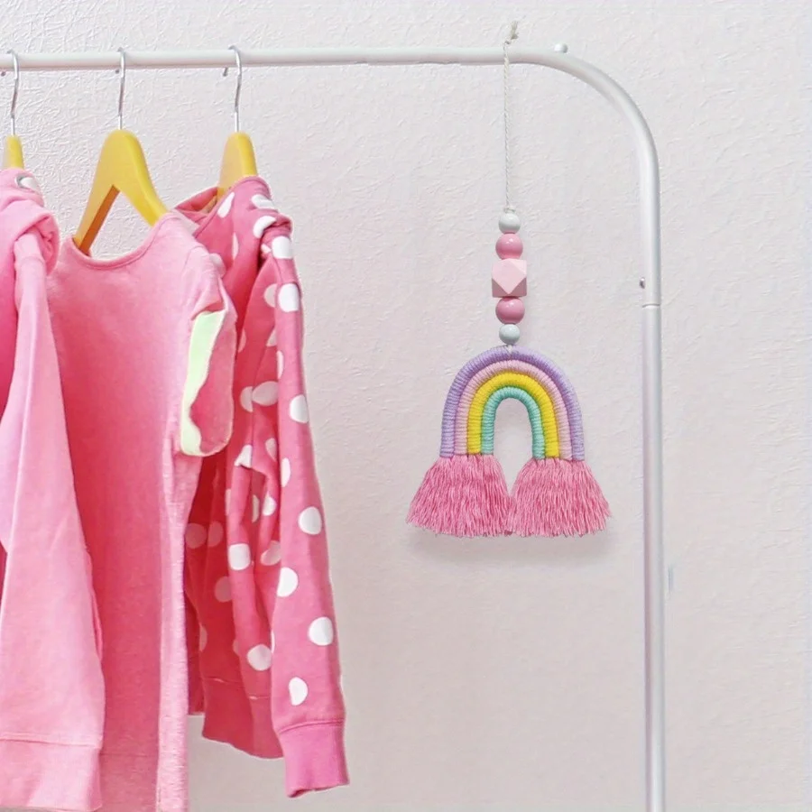 Art Craft Rainbow - Gökkuşağı Rüzgar Çanları Dokuma Minyatür Asılı