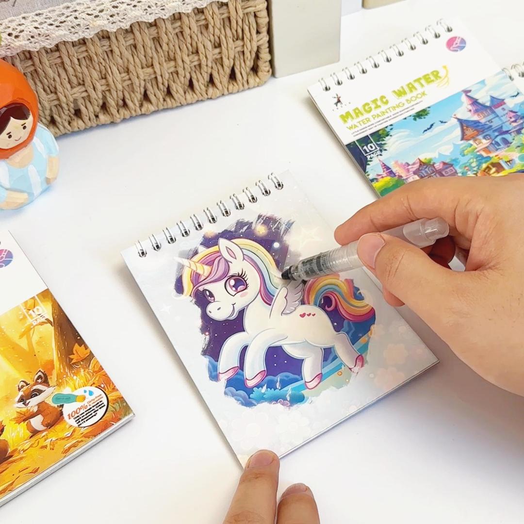Art Craft Activities For Preschoolers - Çocuklar için Sihirli Su Çizim Kitabı