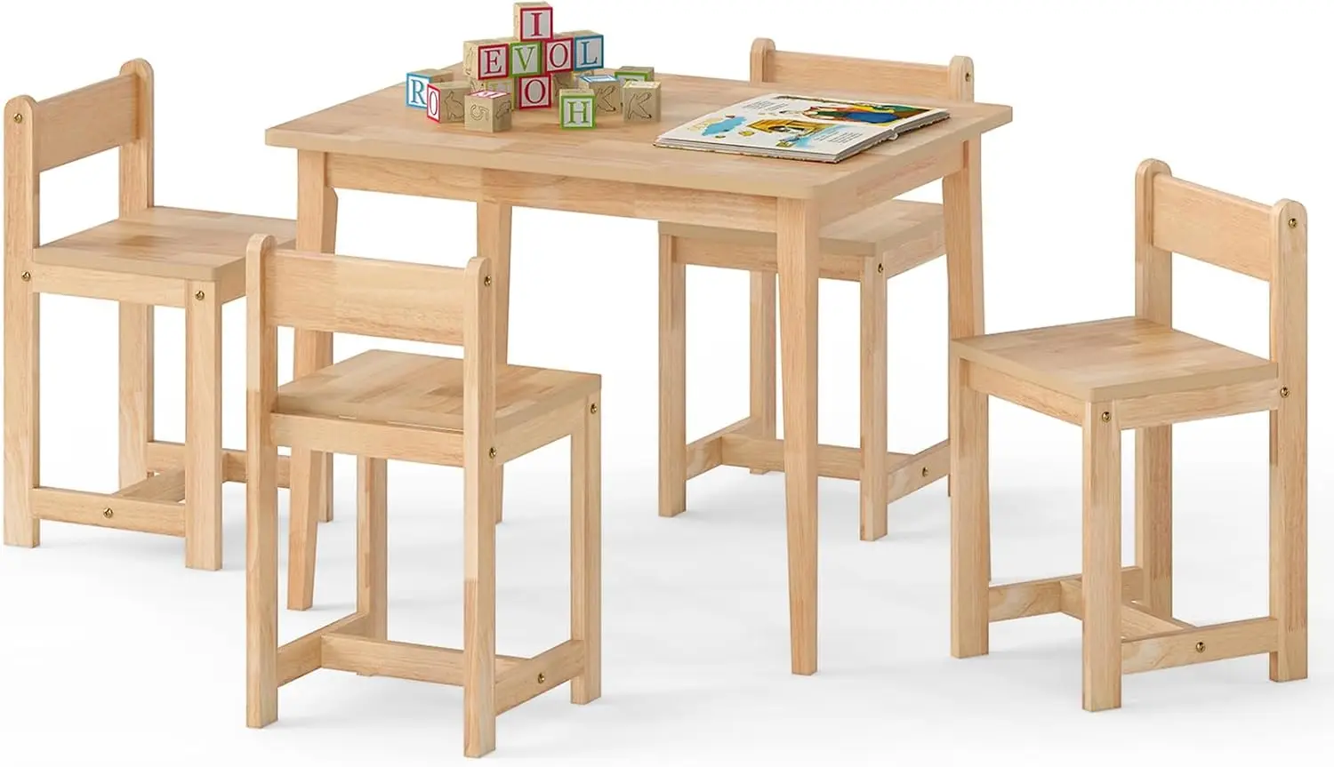 Art Craft Toddlers - Çocuk Masası ve Sandalyeleri, 5 Parçalı