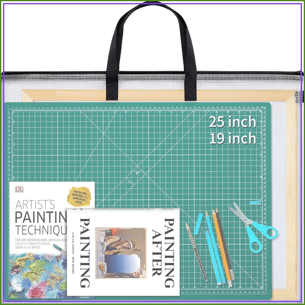 Art Portfolio Bag - 25x19 İnç Sanat Portföy Çantası, Saplı