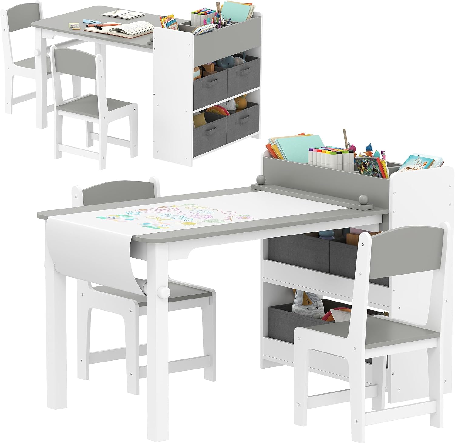 Art Craft Toddlers - Çocuklar için Resim Masası ve Şövale