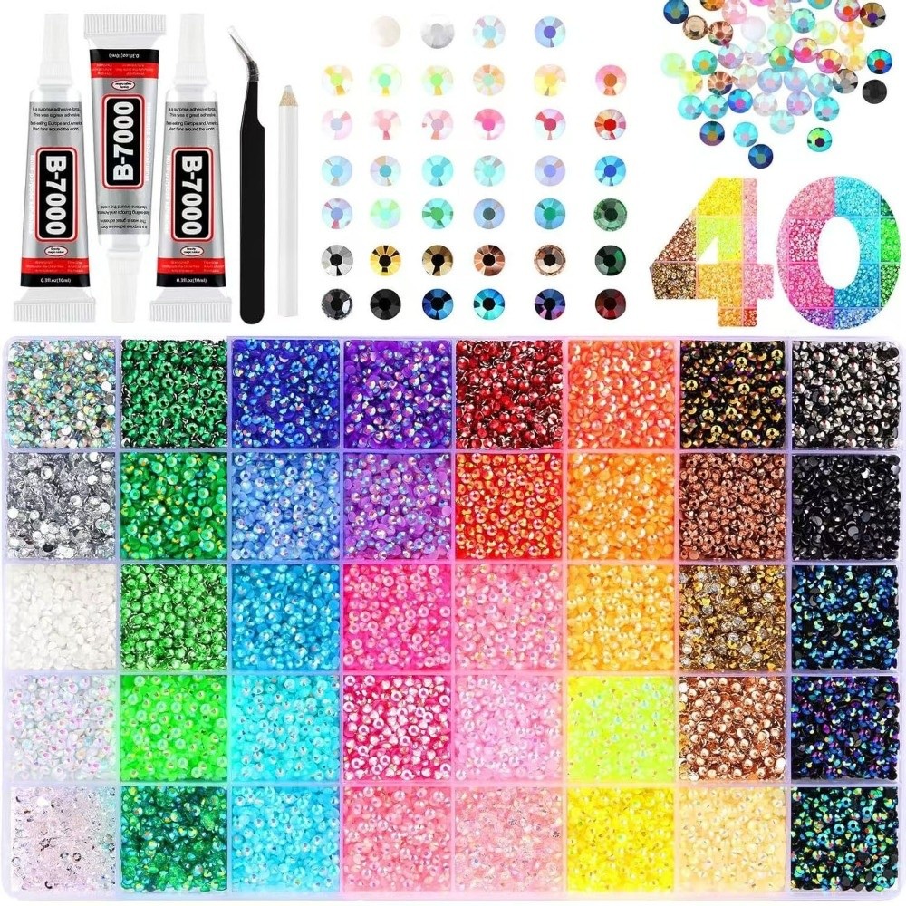 Art Craft Items - Sıcak Çok Renkli Reçine Yapay Elmas