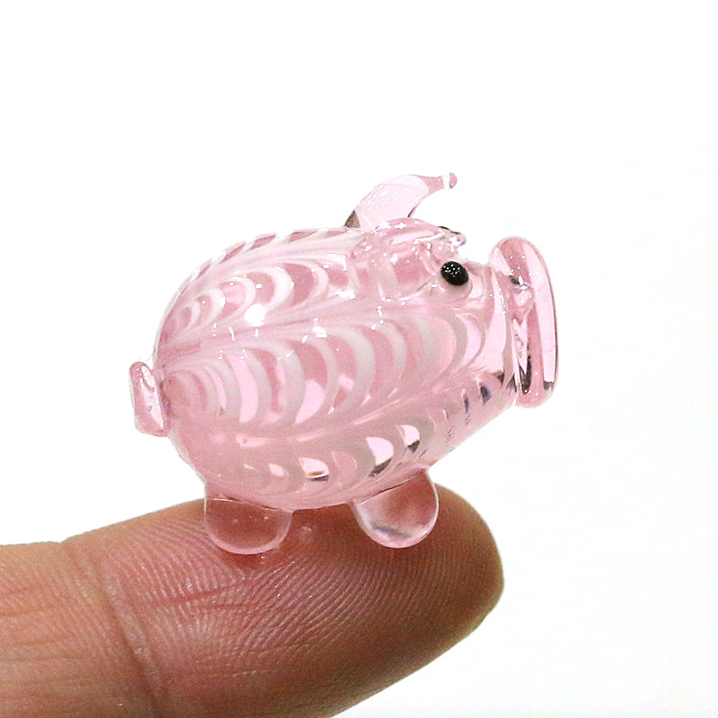 Craft And Art Difference - Murano Cam Domuz Mini Figürü Farklı