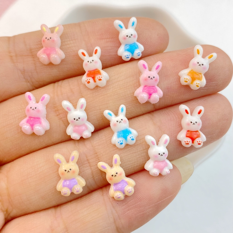 Art Craft Rabbit - 50 adet yeni karışık tırnak sanat