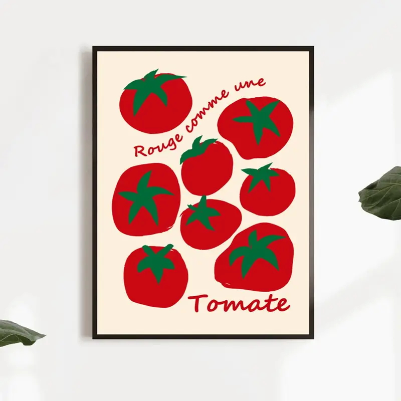 Modern Renkli Kırmızı Domates  - Art Craft Kitchen incelemesi ve fiyatı