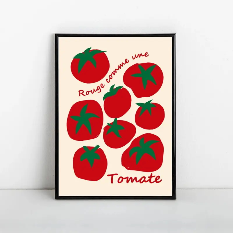 Modern Renkli Kırmızı Domates  - Art Craft Kitchen incelemesi ve fiyatı