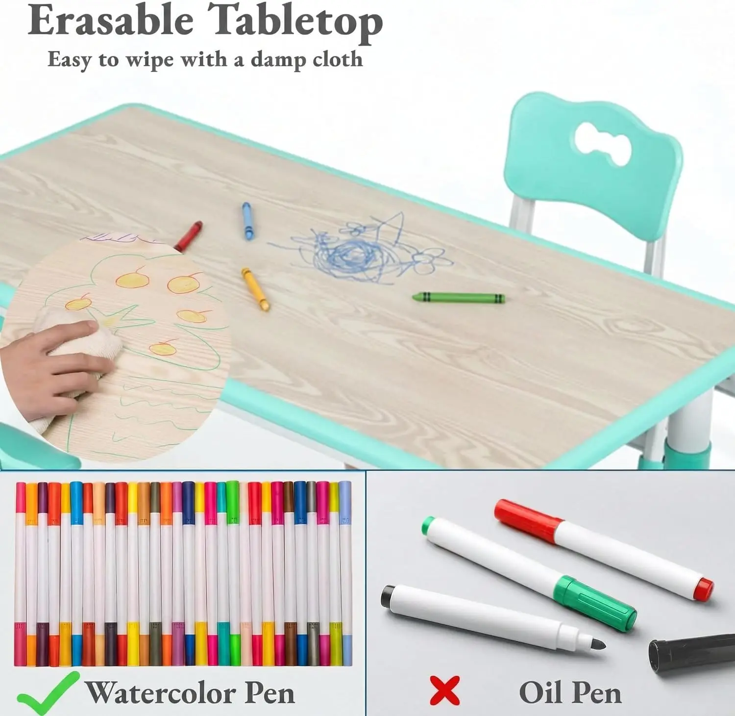 Çocuk Masası ve 6 Sandalye Set - Art Craft Activities For Preschoolers incelemesi ve fiyatı