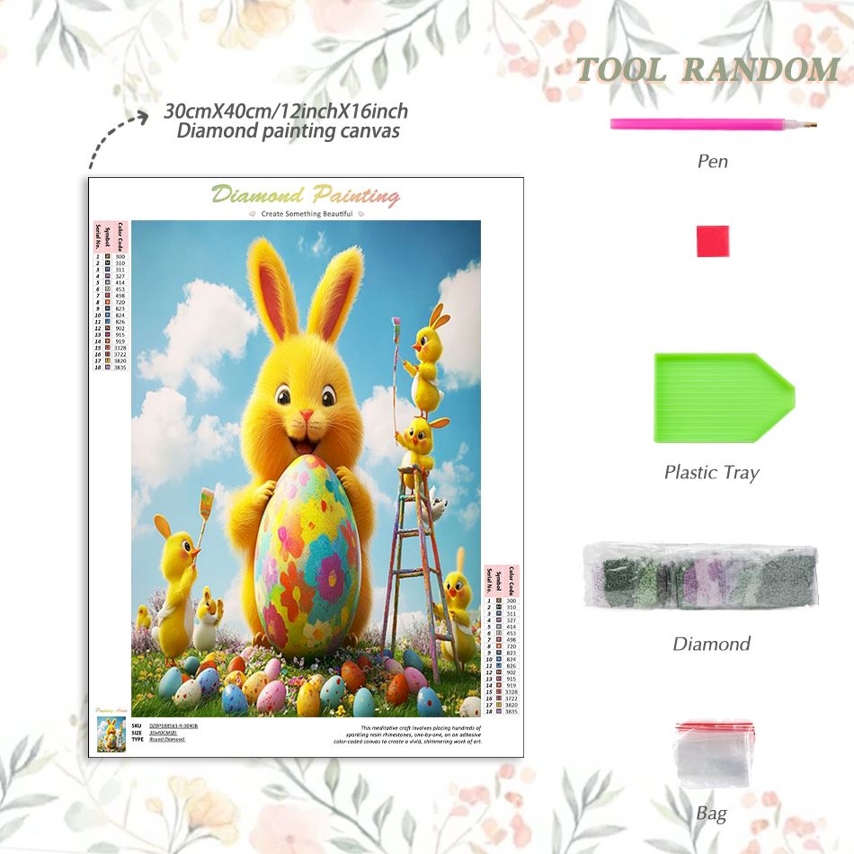 CHENISTORY Tavşan Elmas Boyama - Art Craft Rabbit incelemesi ve fiyatı