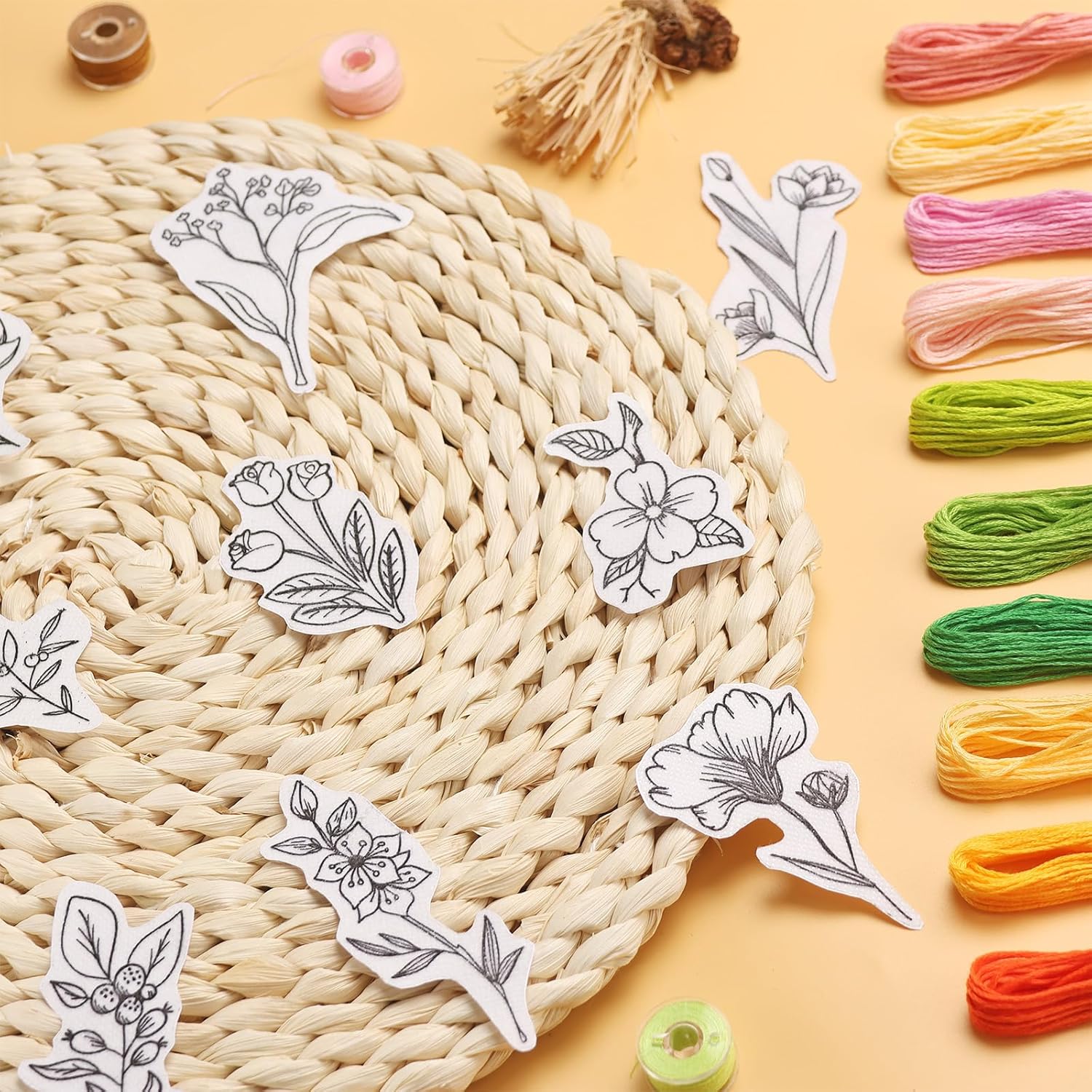 50 Adet Suda Çözünür Nakış Sta - Art Craft Items incelemesi ve fiyatı