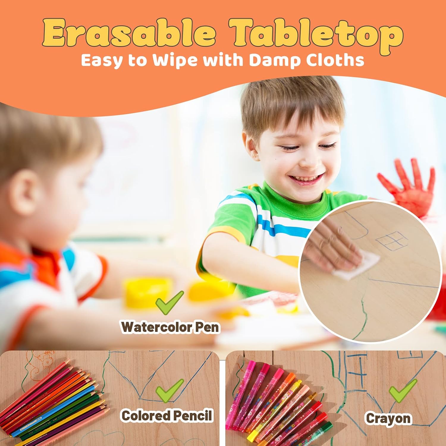 Çocuk Masası ve 2 Sandalye Set - Art Craft Toddlers incelemesi ve fiyatı