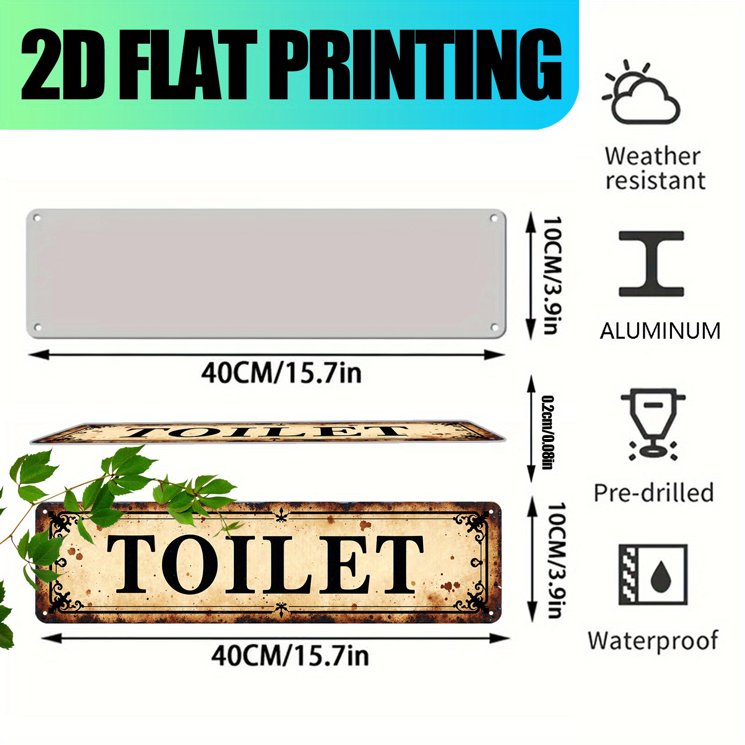 2D Düz, Vintage Alüminyum Duva - Art Craft Kitchen incelemesi ve fiyatı