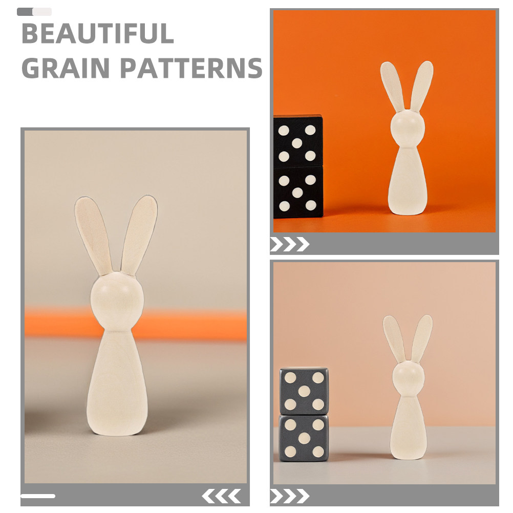 7 Adet Boş Ahşap Tavşan Figürü - Art Craft Rabbit incelemesi ve fiyatı