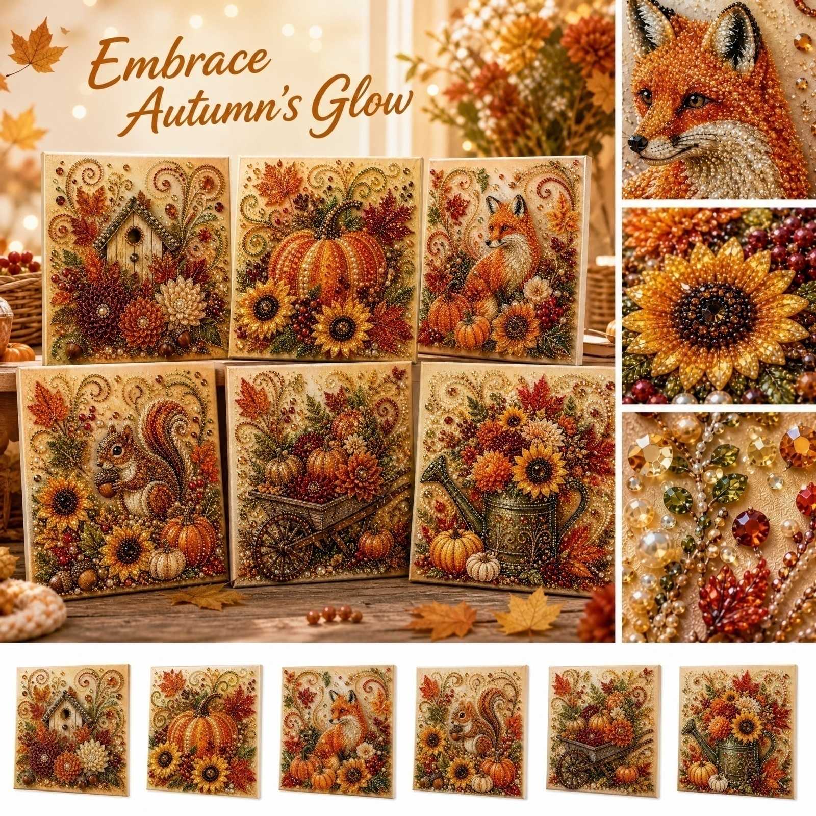 Sonbahar DIY İnci Boyama Kiti  - Art Craft Painting incelemesi ve fiyatı