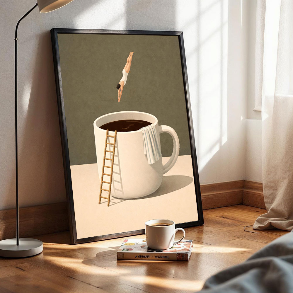 1 adet çerçevesiz Kahve Macera - Art Craft Kitchen incelemesi ve fiyatı