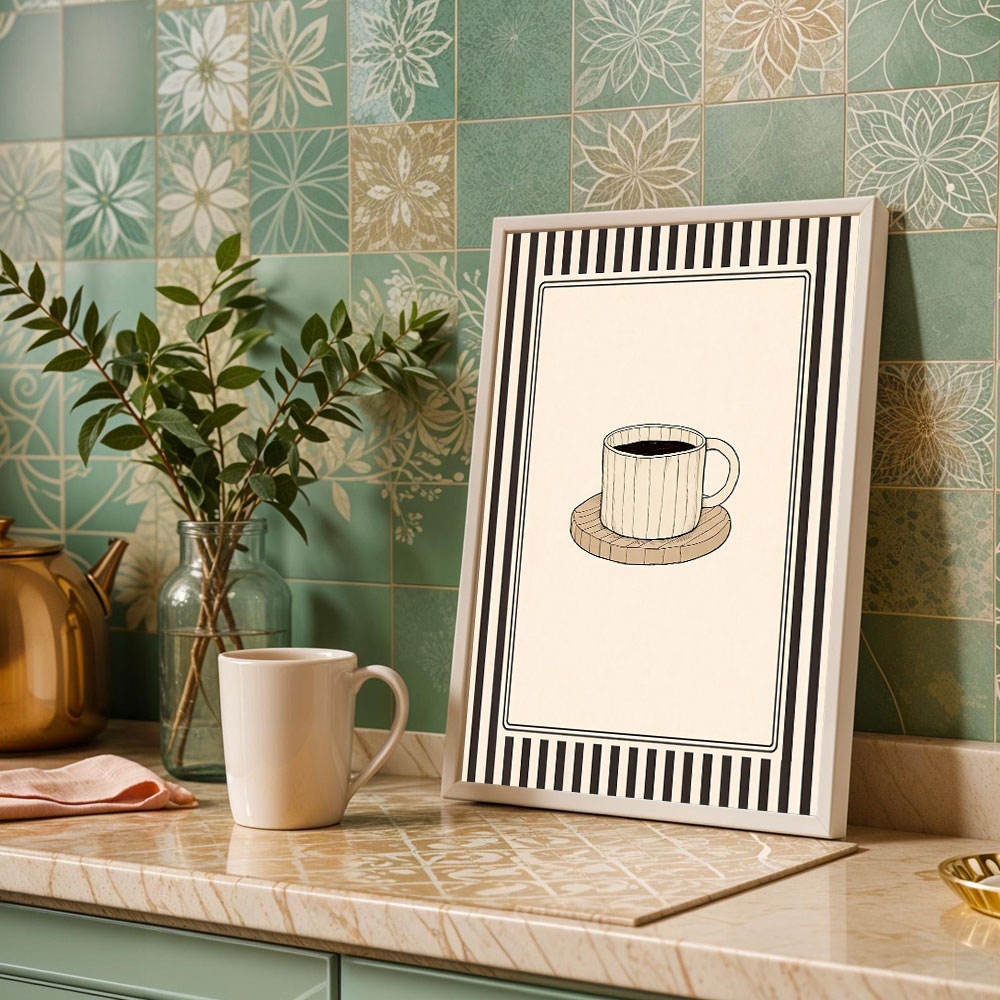 1 adet çerçevesiz Kahve Macera - Art Craft Kitchen incelemesi ve fiyatı