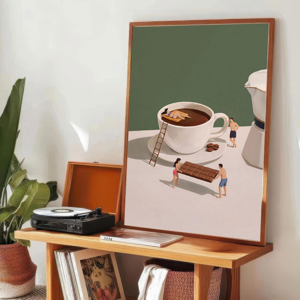 1 adet çerçevesiz Kahve Macera - Art Craft Kitchen incelemesi ve fiyatı