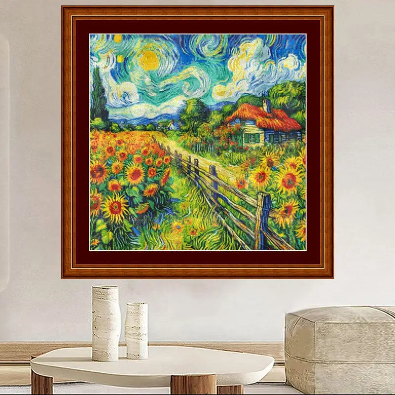 [[CC4656-Van Gogh Serisi Ayçiç - Art Portfolio Bag incelemesi ve fiyatı