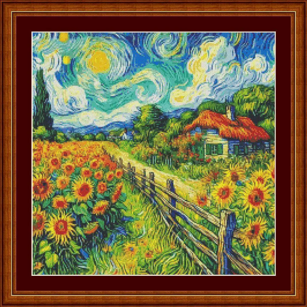 [[CC4656-Van Gogh Serisi Ayçiç - Art Portfolio Bag incelemesi ve fiyatı