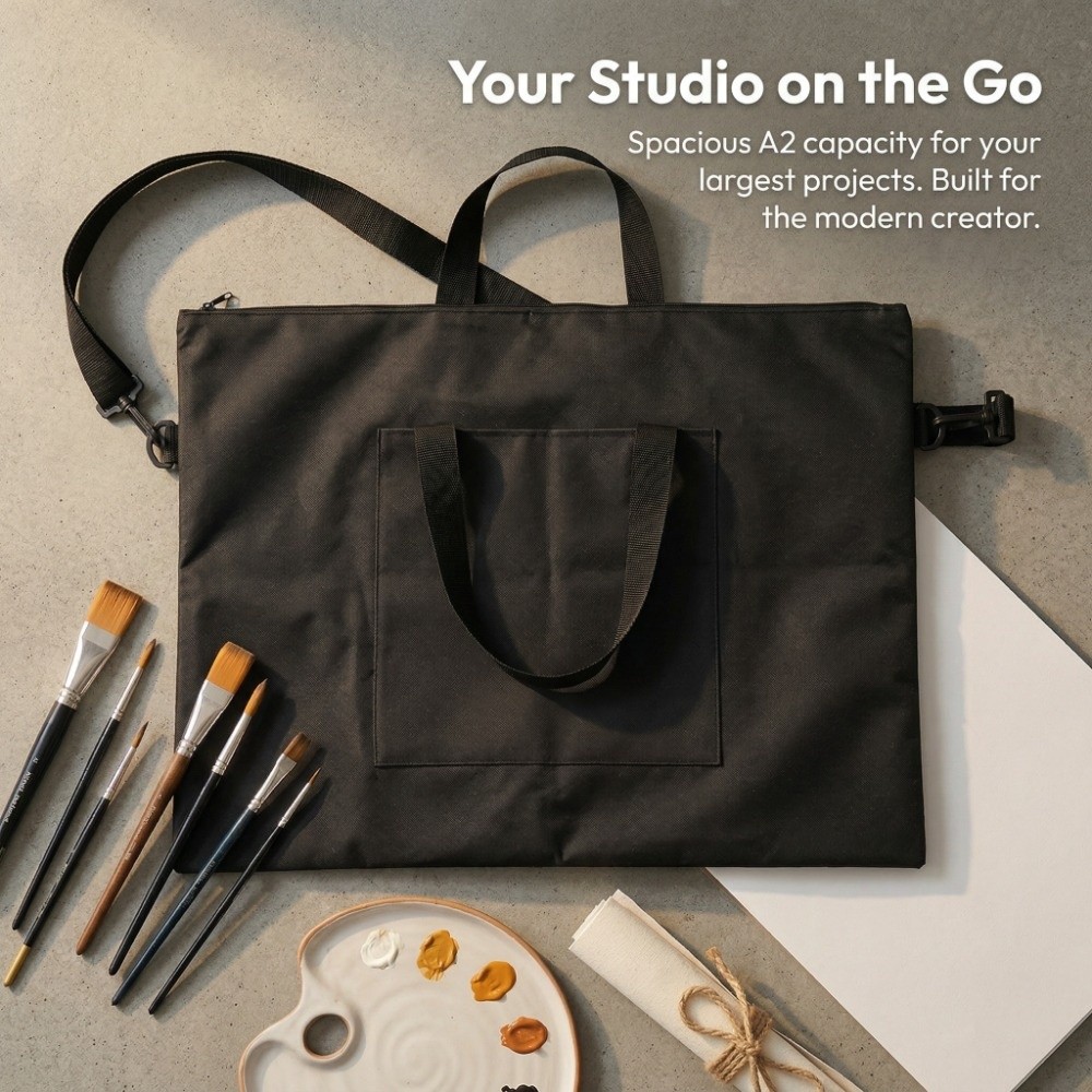 A2 Oxford Kanvas Sanat Portföy - Art Portfolio Bag incelemesi ve fiyatı