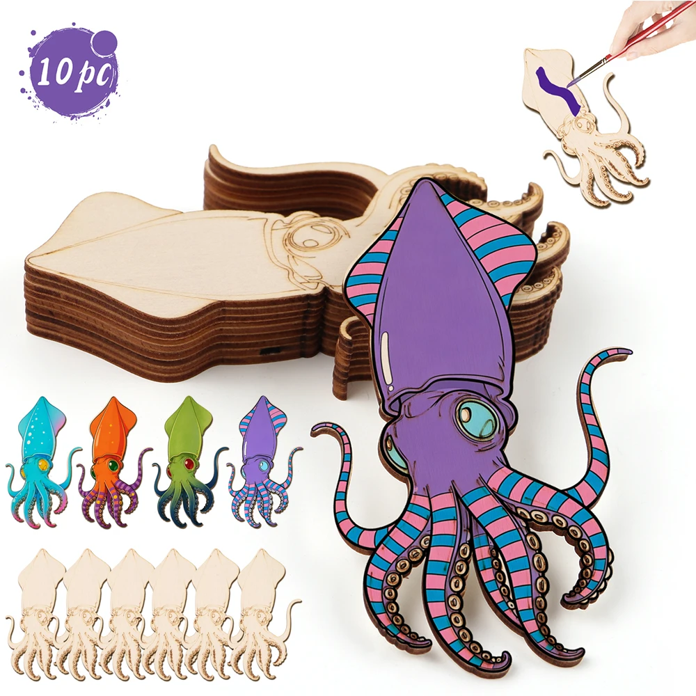 10 adet/takım Bitmemiş Ahşap E - Art Craft Painting incelemesi ve fiyatı