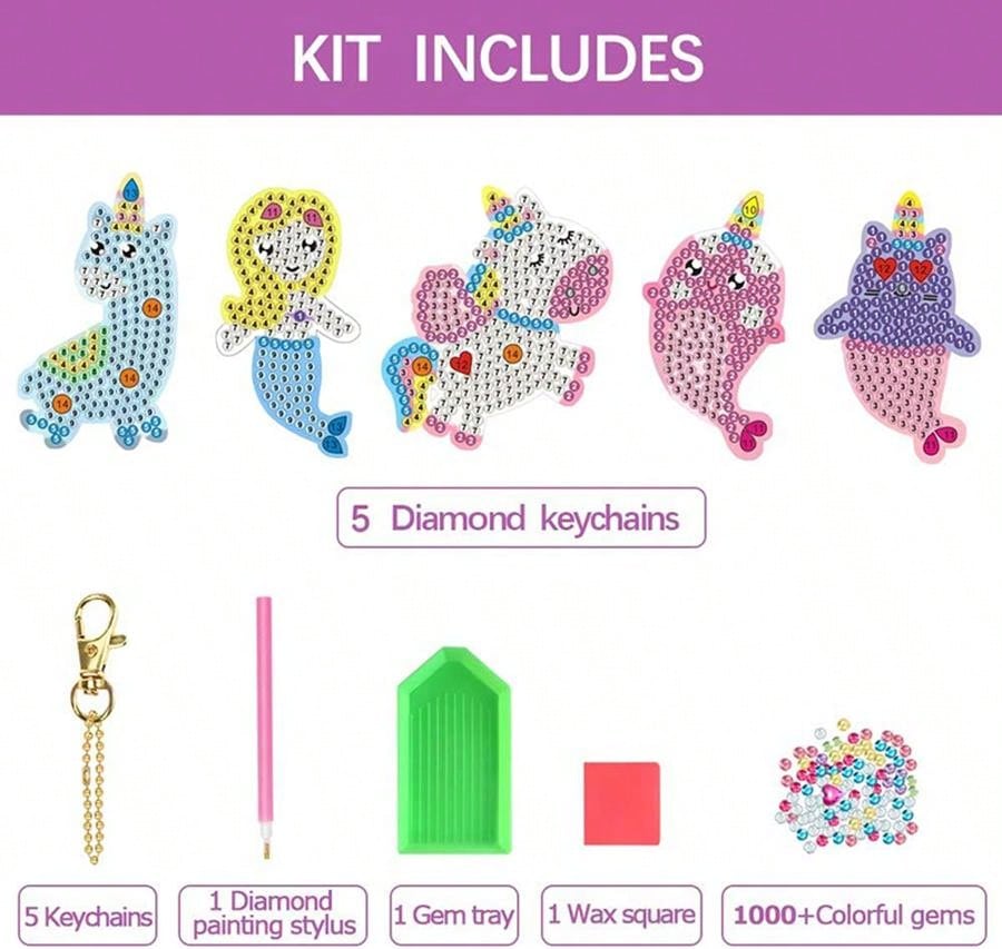 Sayılarla 5 adet 5D Elmas Boya - Art Craft Unicorn incelemesi ve fiyatı