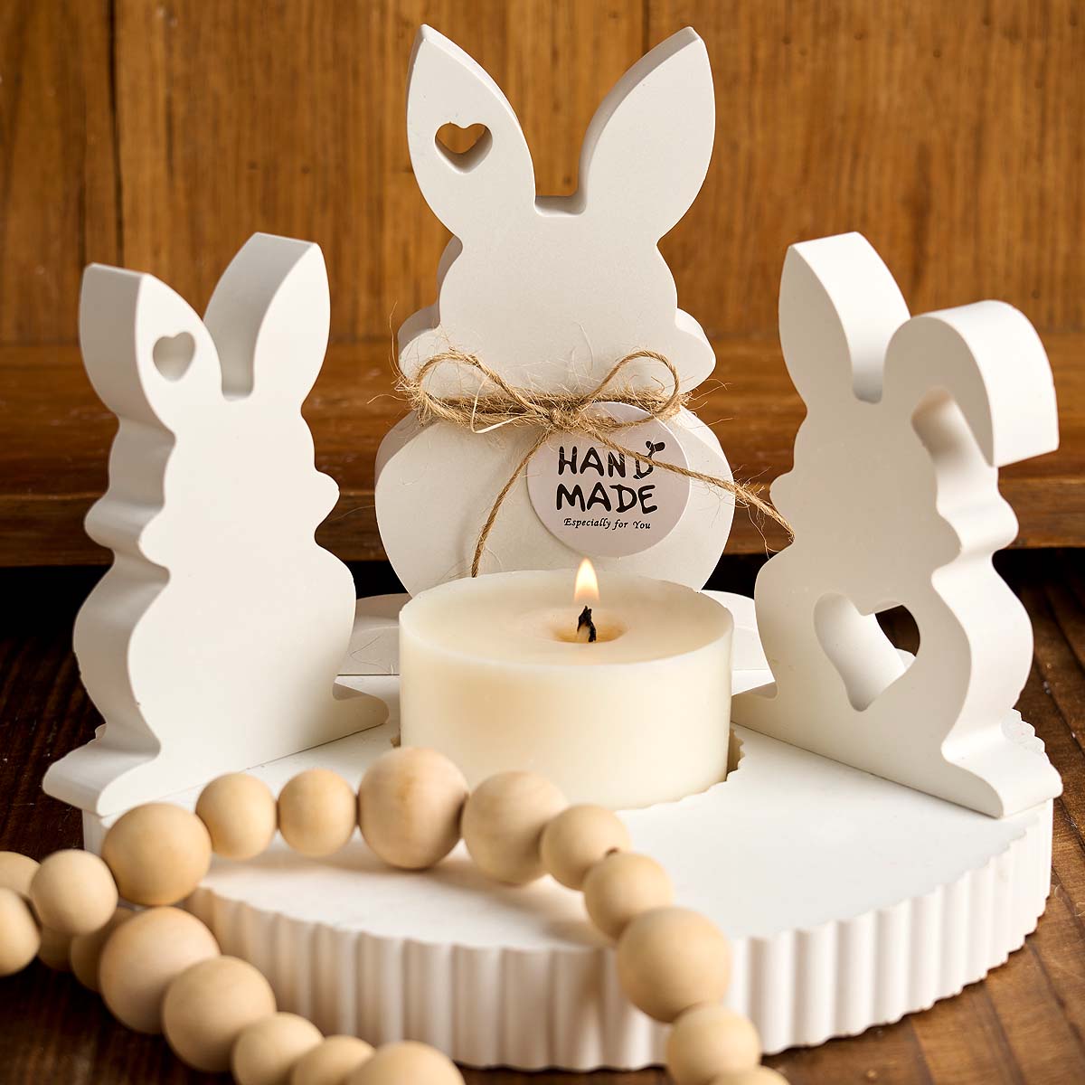 3D Kalp Tavşan Silikon Mum Kal - Art Craft Rabbit incelemesi ve fiyatı