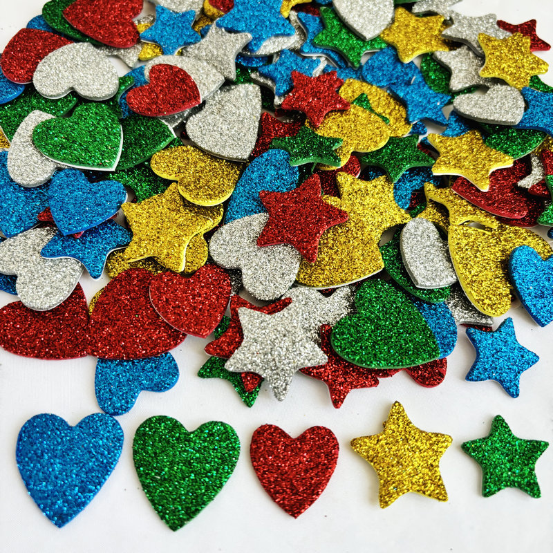 150 adet/grup. Glitter yıldız  - Art Craft Kindergarten incelemesi ve fiyatı