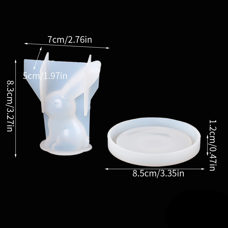 2 adet 3D Tavşan Halka Tutucu  - Art Craft Rabbit incelemesi ve fiyatı