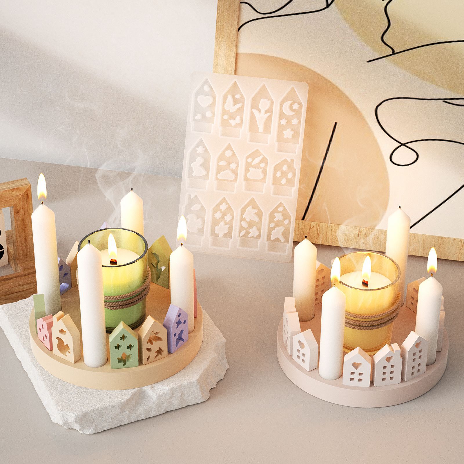 Içi boş ev tavşan mumluk silik - Art Craft Rabbit incelemesi ve fiyatı