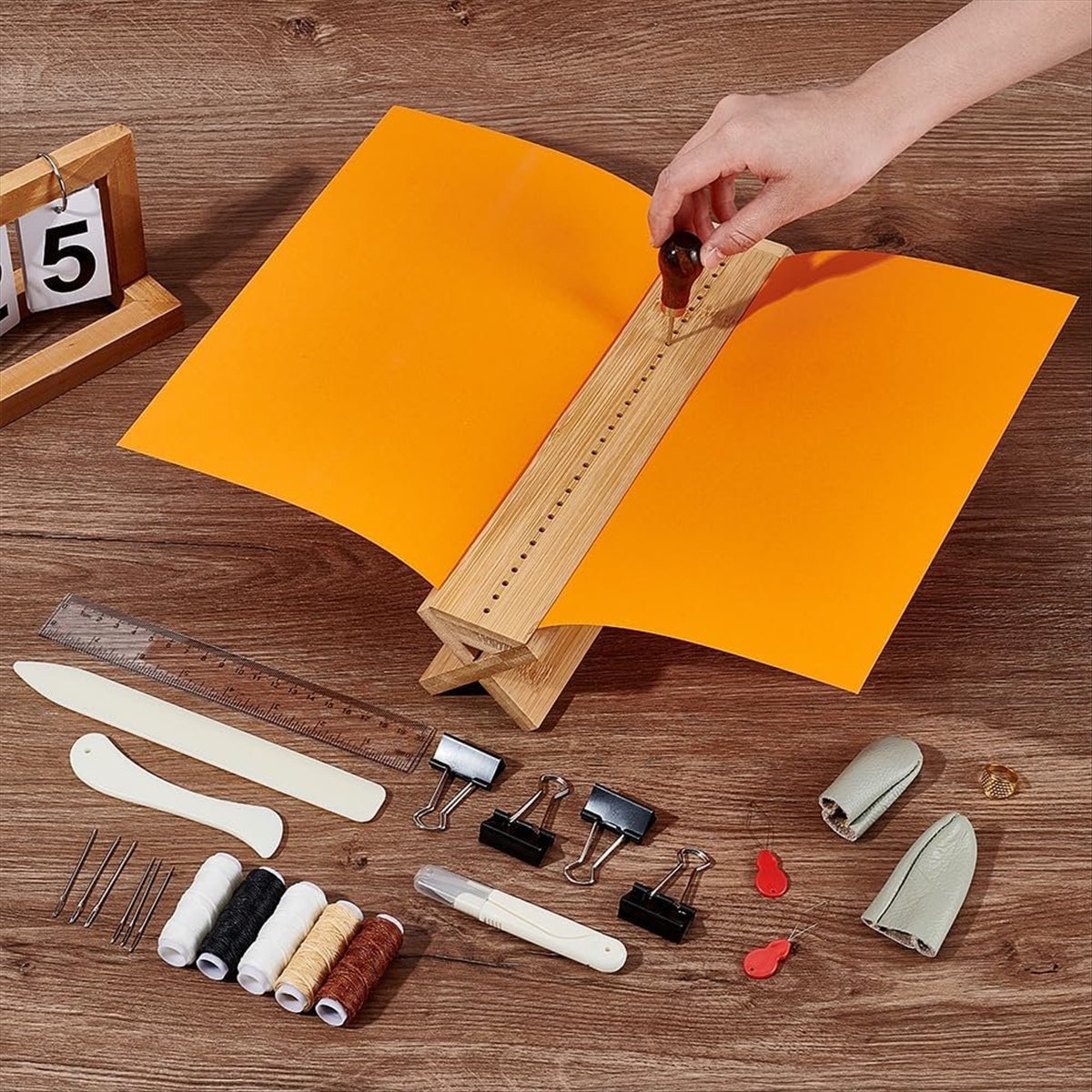 *X07A 26 Parça Bambu Kitap Cil - Bookbinding Supply Kit incelemesi ve fiyatı