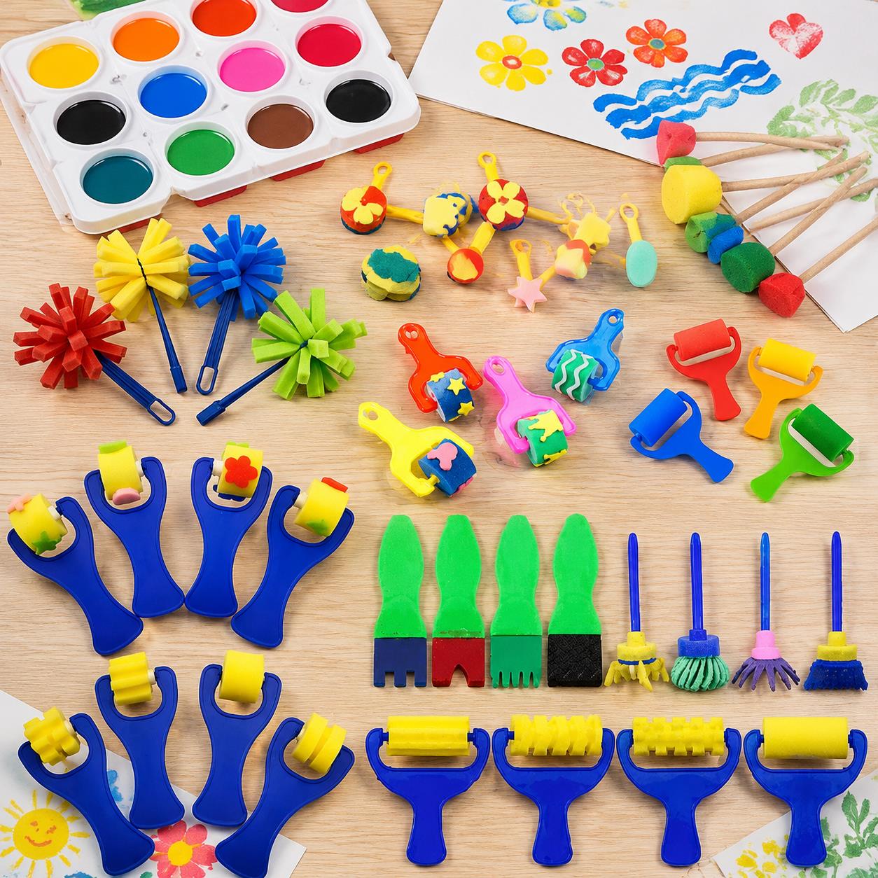 Toplu Boyama Süngeri ve Fırça  - Art Craft Workshop incelemesi ve fiyatı